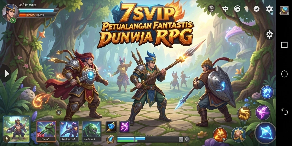 Tampilan menarik dari gameplay RPG di 7SVIP.