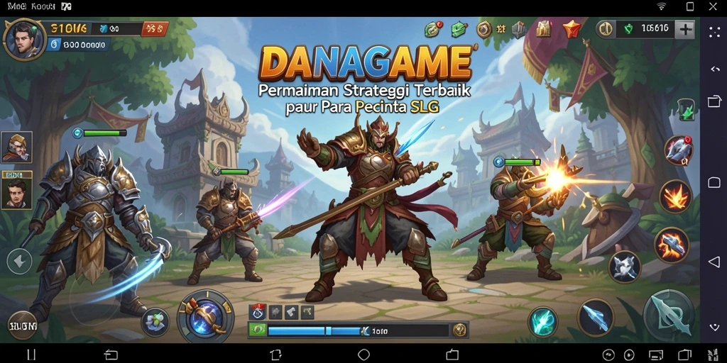 Tampak gameplay seru di DANAGAME dengan strategi yang mendalam.