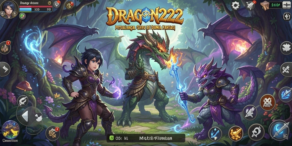 Tangkapan layar gameplay <strong>DRAGON222</strong> dengan aksi petualangan epik.