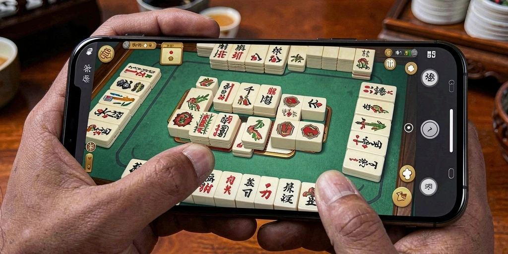 Tampilan gameplay F32 yang menakjubkan dengan grafis Mahjong.