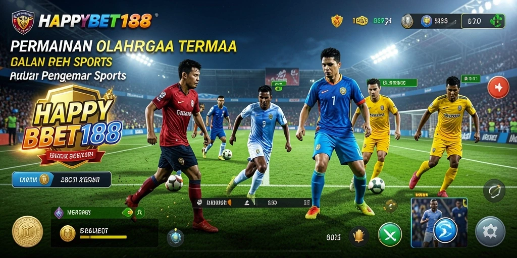 Tampilan gameplay <strong>HAPPYBET188</strong> yang mendebarkan dengan berbagai opsi taruhan olahraga.