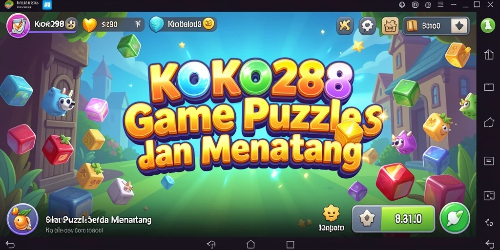 Screenshot KOKO288 menampilkan gameplay puzzle yang mengasyikkan.