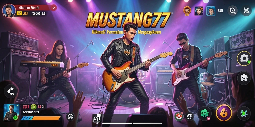 Tampilan gameplay MUSTANG77 yang menarik dan mengasyikkan.