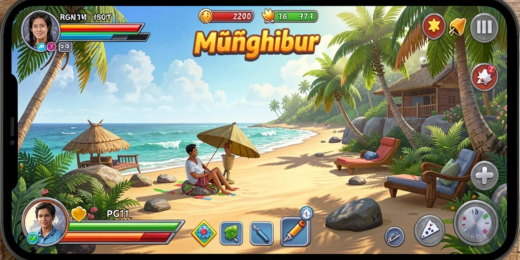 Screenshot PG11 menunjukkan gameplay seru dan karakter lucu yang memikat.