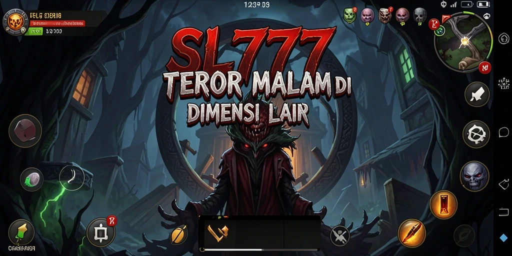 Screenshot dari gameplay SL777, menunjukkan suasana mencekam dan penuh ketegangan.