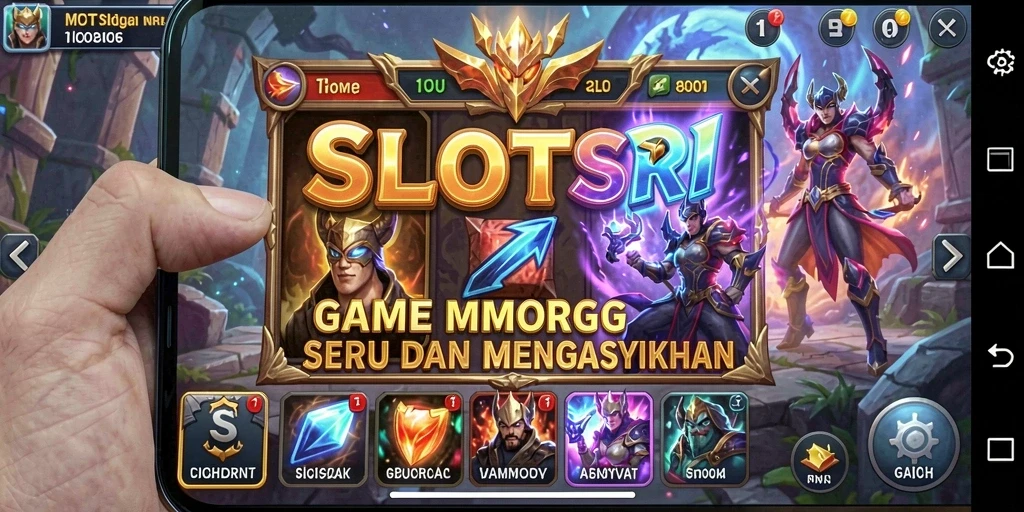 Gameplay MMORPG SLOTSRI yang seru dan menantang.