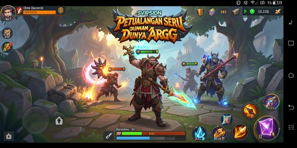 Tampilan gameplay ARPG yang seru dan menegangkan di SVIPSIDN.