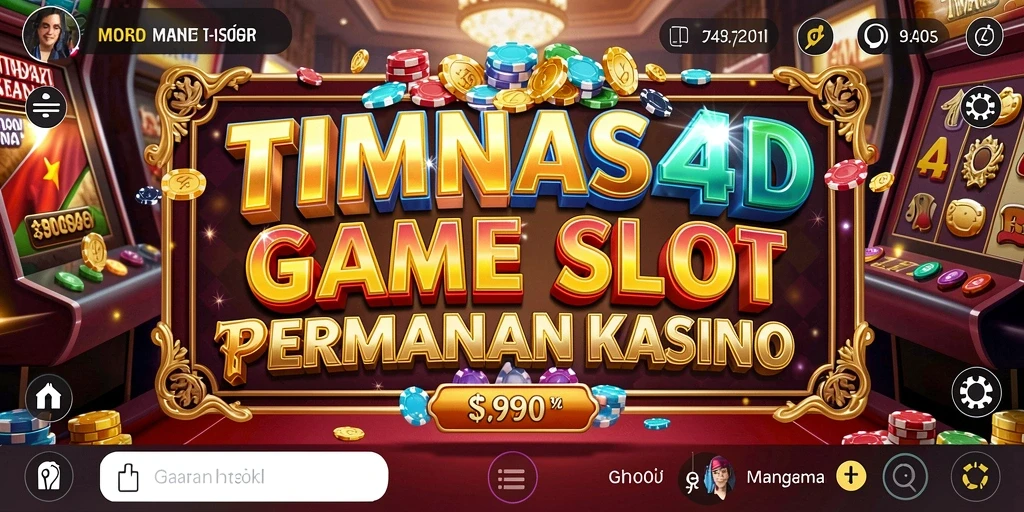 Tampilan menarik dari gameplay Slot TIMNAS4D yang penuh warna.