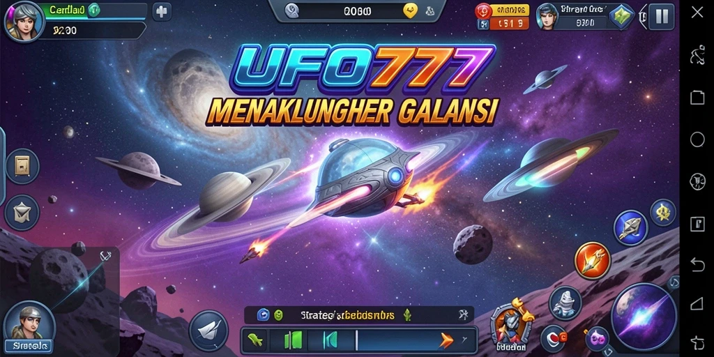 Gameplay menakjubkan dalam UFO777 menunjukkan strategi luar angkasa.