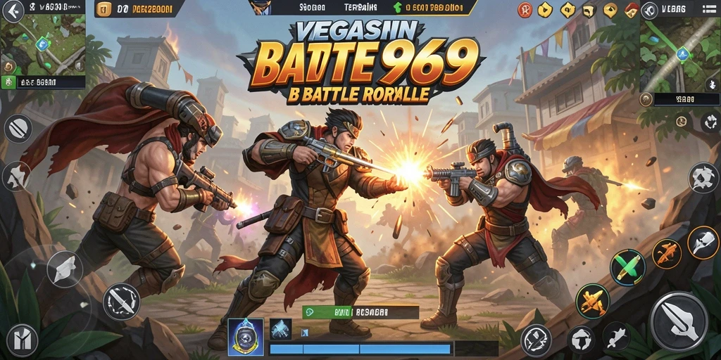 Gameplay seru di VEGAS969 dengan pertarungan yang intens.